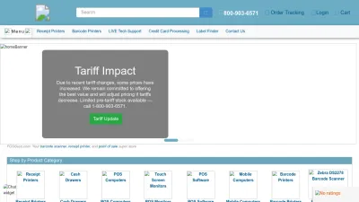 Screenshot preview of posguys.com