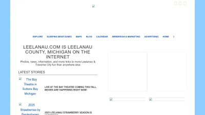 Screenshot preview of leelanau.com