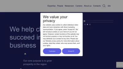 Screenshot preview of sorainen.com
