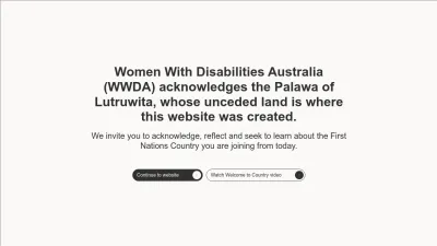 Screenshot preview of wwda.org.au