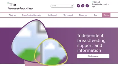 Screenshot preview of breastfeedingnetwork.org.uk