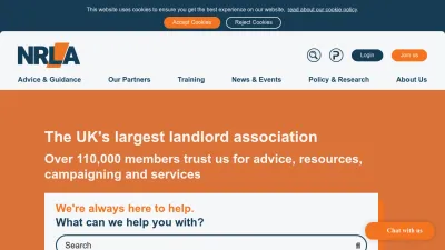 Screenshot preview of nrla.org.uk