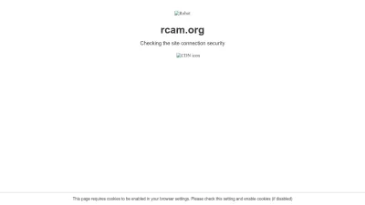 Screenshot preview of rcam.org