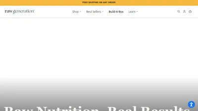 Screenshot preview of rawgeneration.com