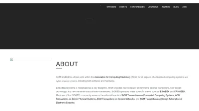 Screenshot preview of sigbed.org