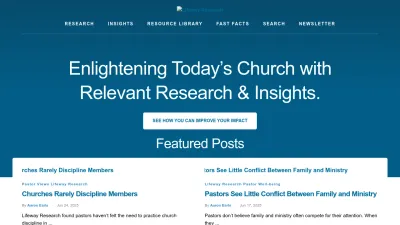 Screenshot preview of research.lifeway.com