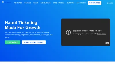 Screenshot preview of brushfire.com