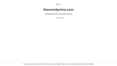 Screenshot preview of theeventprime.com