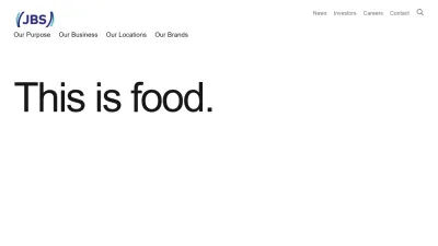 Screenshot preview of jbsfoodsgroup.com