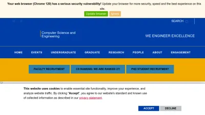 Screenshot of Www1.cs.ucr.edu
