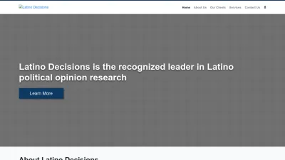 Screenshot preview of latinodecisions.com