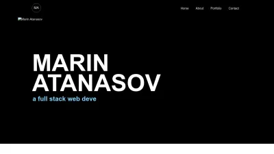 Screenshot preview of marinatanasov.com