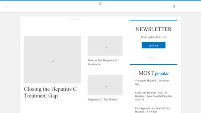 Screenshot preview of hepmag.com