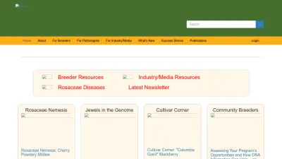 Screenshot preview of rosbreed.org