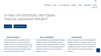 Screenshot preview of charliefoundation.org