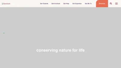 Screenshot preview of openlands.org