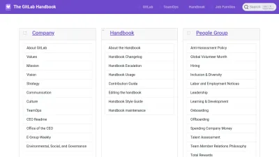 Screenshot preview of handbook.gitlab.com