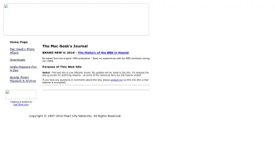 Screenshot preview of macgeek.org