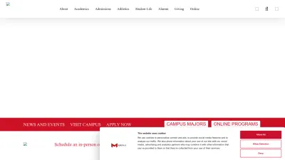 Screenshot preview of maryville.edu