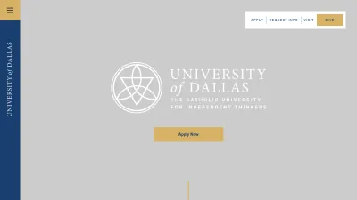 Screenshot preview of udallas.edu