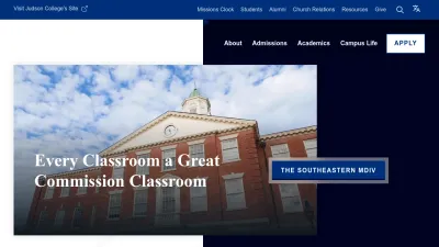 Screenshot preview of sebts.edu