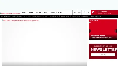 Screenshot preview of krocnews.com