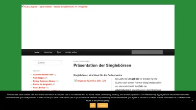 Screenshot preview of arableagueonline.org