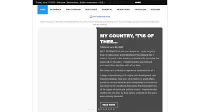 Screenshot preview of greanvillepost.com