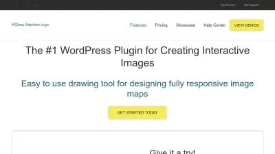 Screenshot preview of wpdrawattention.com