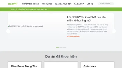 Screenshot preview of hocwp.net