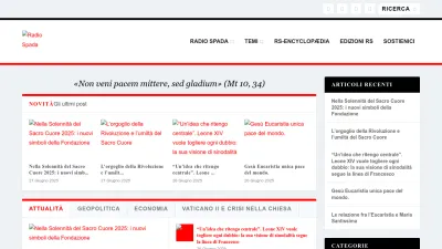 Screenshot preview of radiospada.org