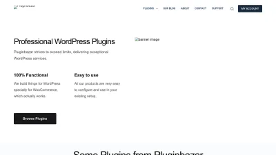 Screenshot preview of pluginbazar.com
