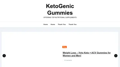 Screenshot preview of ketogenicgummies.com