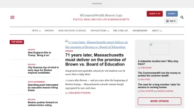 Screenshot of Commonwealthbeacon.org