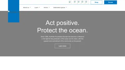 Screenshot preview of surfrider.eu