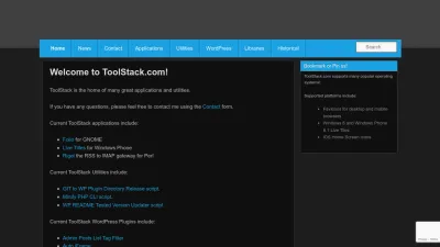 Screenshot preview of toolstack.com