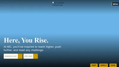 Screenshot preview of mc.edu