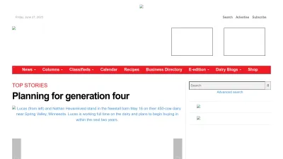 Screenshot preview of dairystar.com