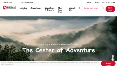 Screenshot preview of buffaloriver.com