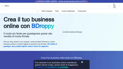 Screenshot preview of bdroppy.com