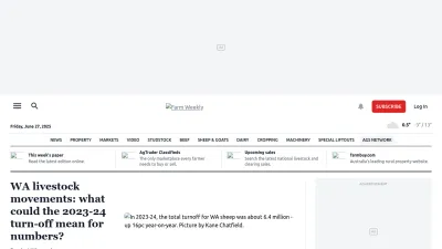 Screenshot preview of farmweekly.com.au