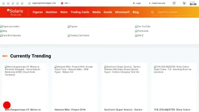 Screenshot preview of solarisjapan.com