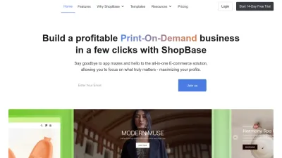 Screenshot preview of shopbase.com