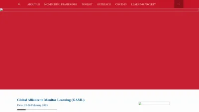 Screenshot preview of gaml.uis.unesco.org