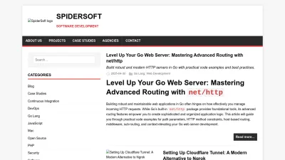 Screenshot preview of spidersoft.com.au
