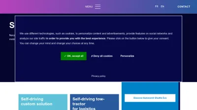 Screenshot preview of navya.tech