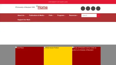 Screenshot preview of sadat.umd.edu