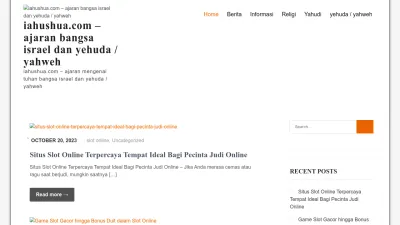 Screenshot preview of iahushua.com