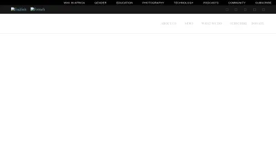 Screenshot preview of wikiinafrica.org