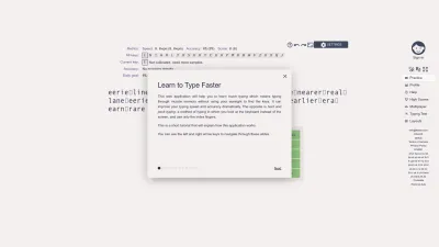 Screenshot preview of keybr.com